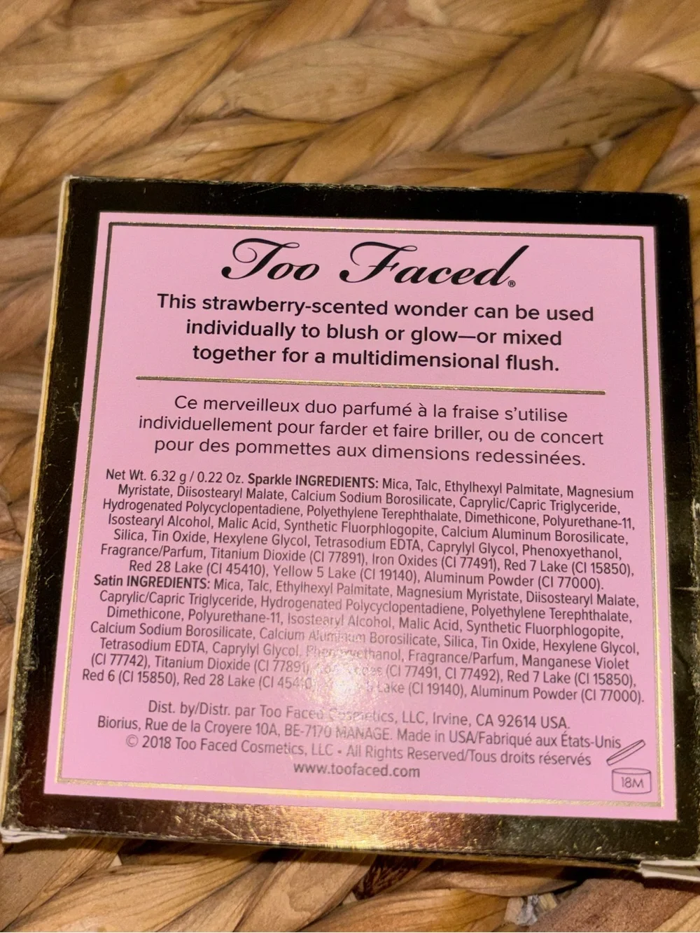 Too Faced Tutti Frutti Fruit Cocktail Blush Duo - Bright Pink